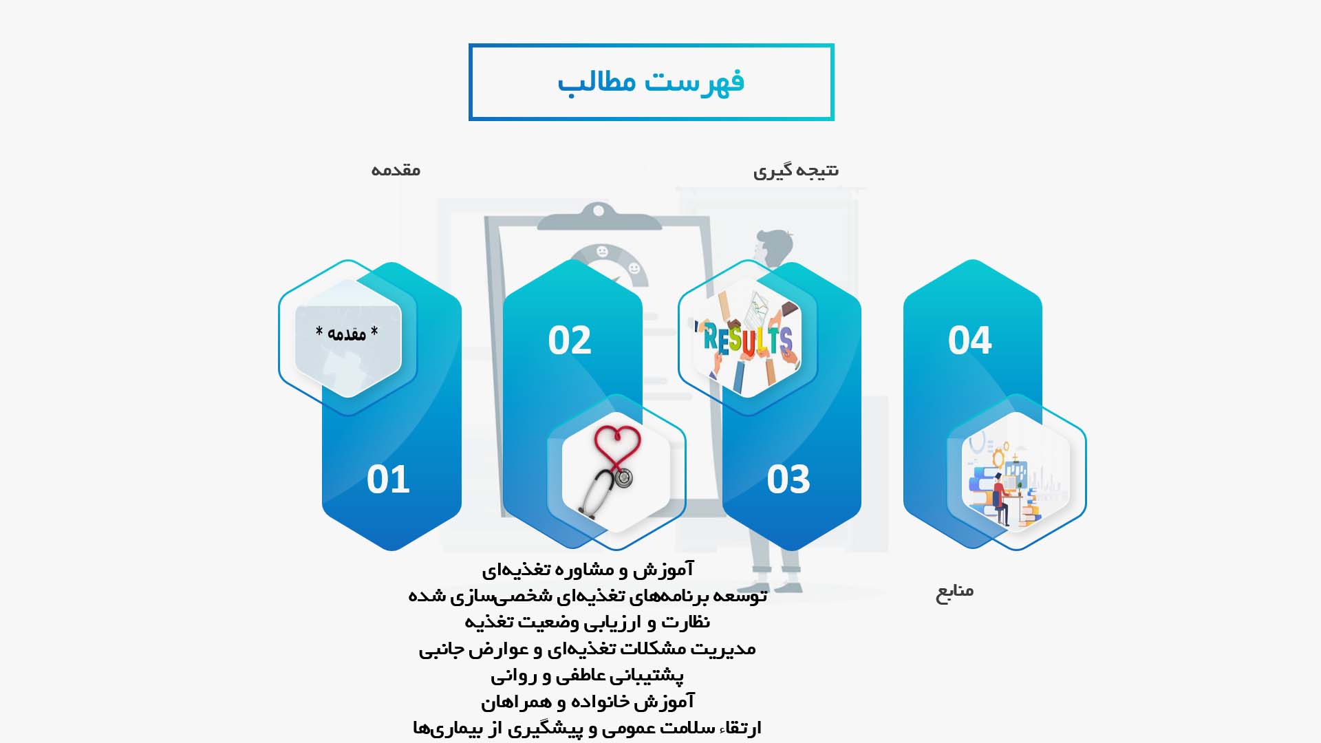 پاورپوینت تأثیرات پرستاری بر بهبود تغذیه مادران باردار